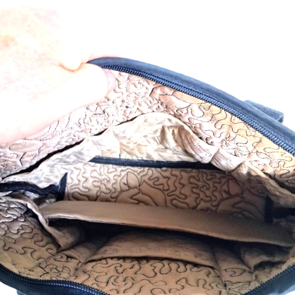 Donna Sharp Medina Patchwork Boho/Hobo Quilted Sh… - image 5